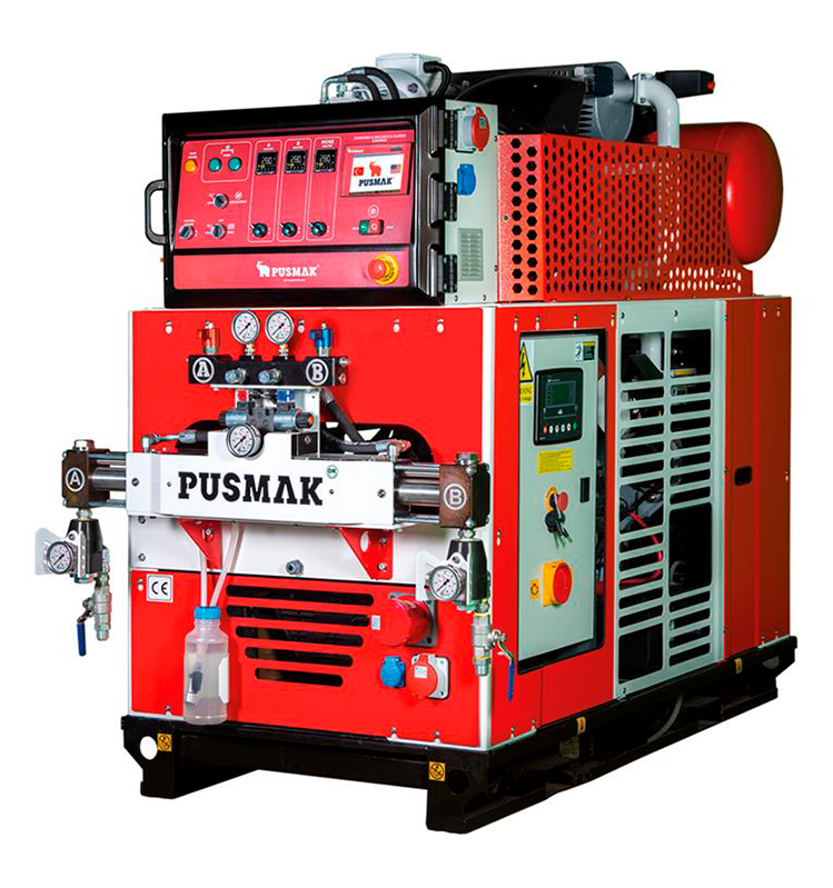 Genset And Compressor Entegrated Spray Machine